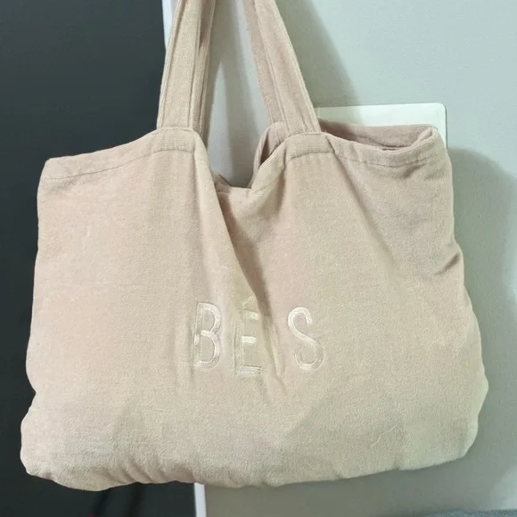 EUC BEIS The Terry Towel Tote - Picture 1 of 4